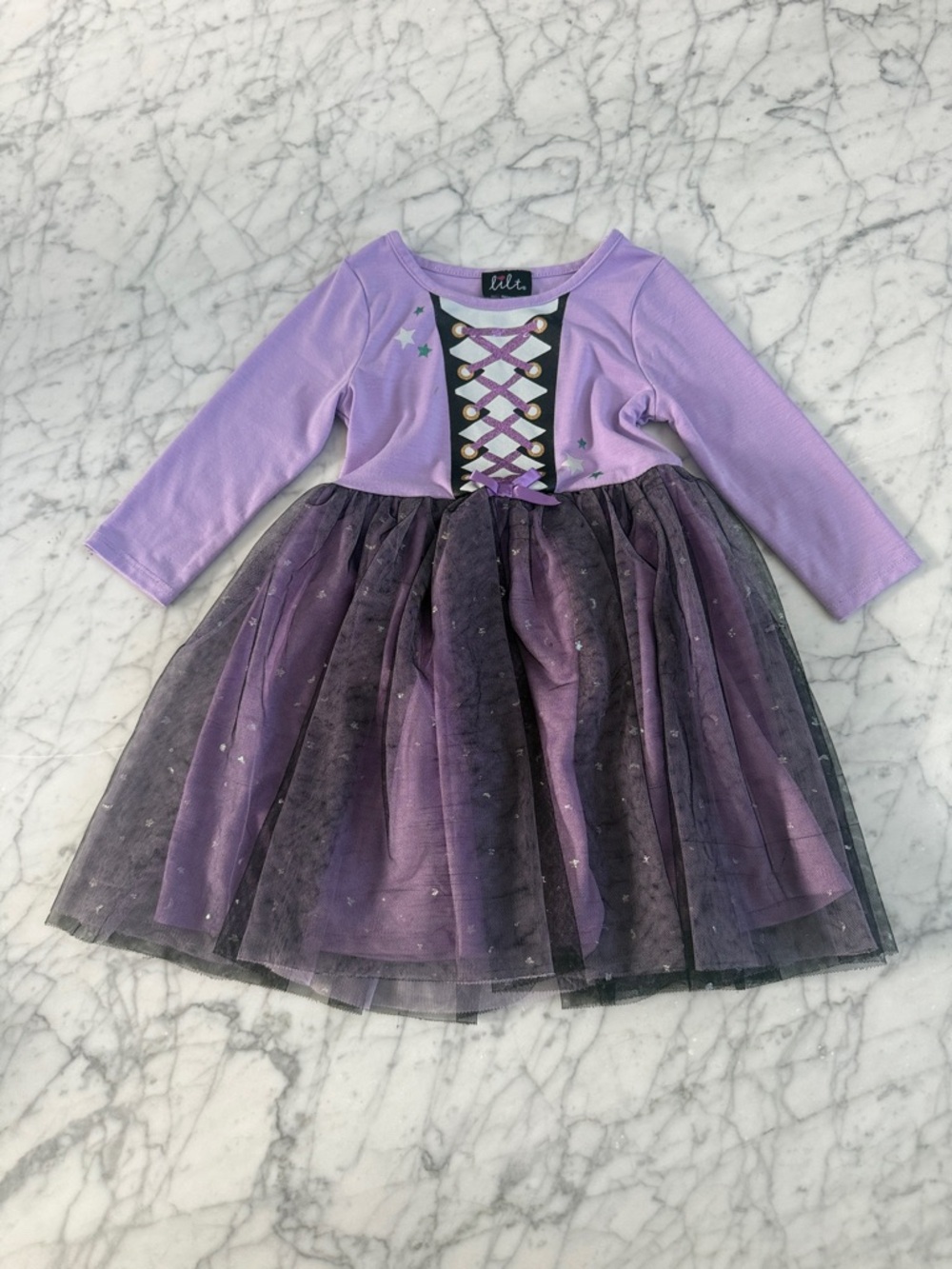 Lilt Purple Star Tulle Hocus Pocus Costume Dress Sz 4T